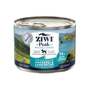 Повнораціонний вологий корм для собак Ziwi Peak Original Series Скумбрія та Ягнятина 170 г 42173 фото